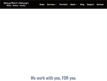 Tablet Screenshot of boydtechdesign.com
